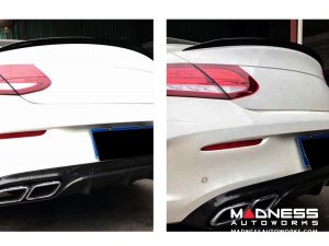 Mercedes-Benz W205 C63 Rear Trunk Spoiler - Carbon Fiber Mercedes-Benz W205 C63 Rear Trunk Spoiler - Carbon Fiber